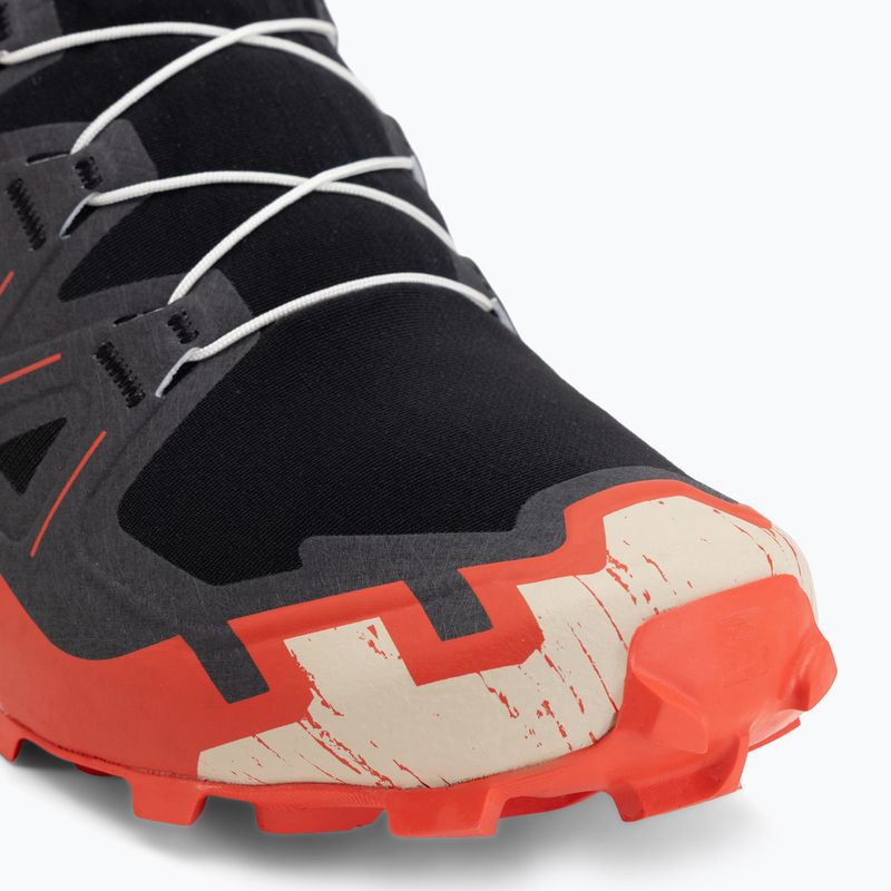 Vyriški bėgimo batai Salomon Speedcross 6 black/fiery red/almond milk 7