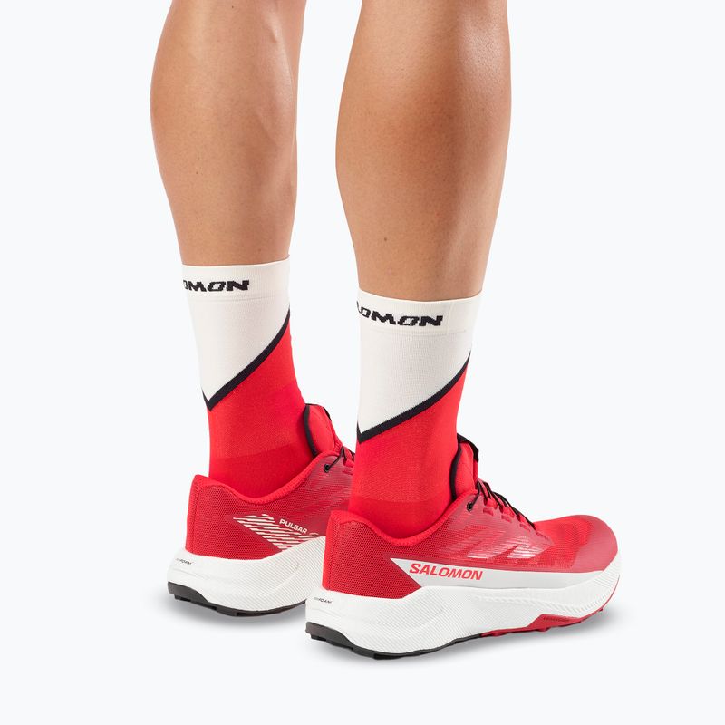 Vyriški bėgimo batai Salomon Pulsar fiery red/vanilla ice/black 15