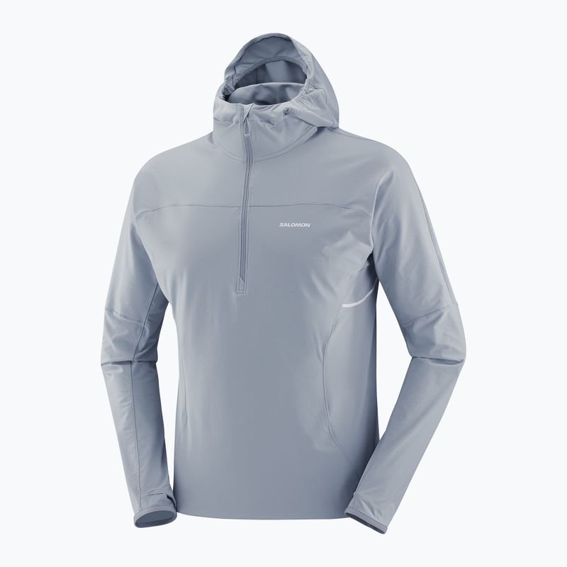 Vyriška bėgimo striukė Salomon Sense Aero Hybrid Half Zip Hooded trade winds 7