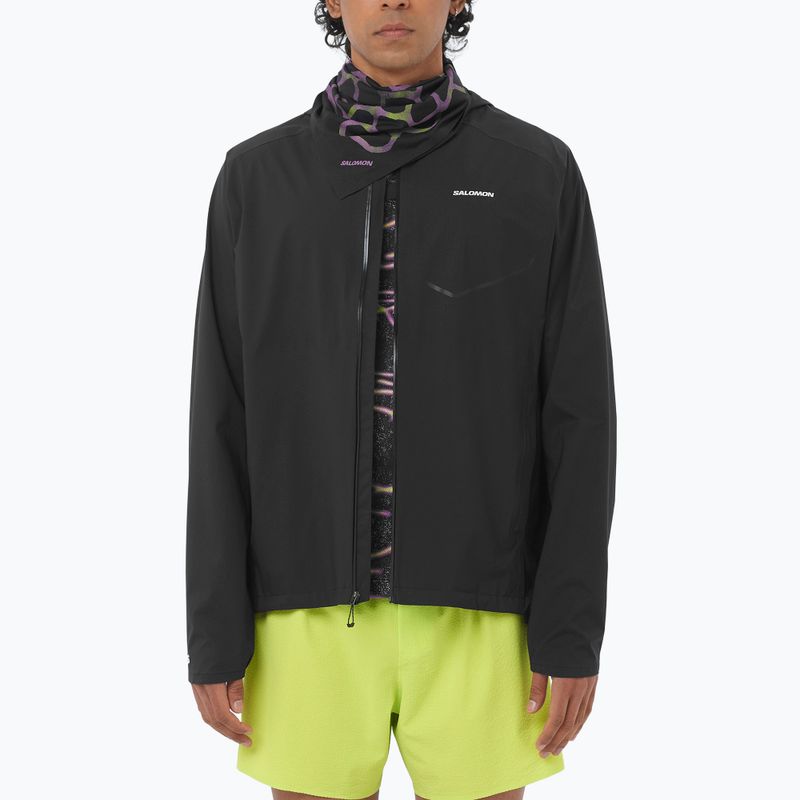 Vyriška bėgimo striukė Salomon Bonatti Waterproof dee black