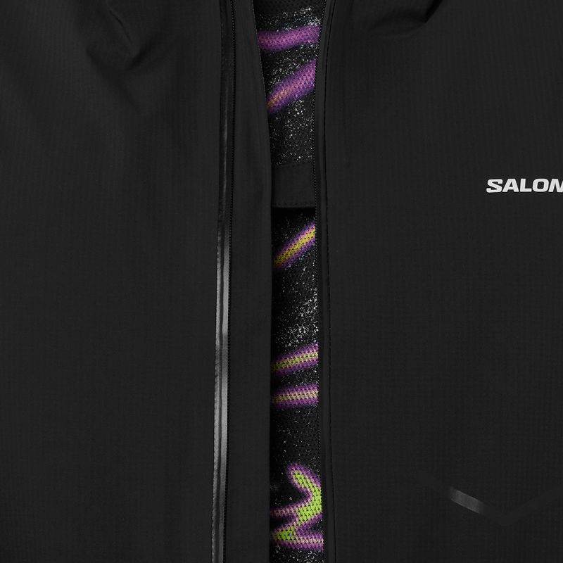 Vyriška bėgimo striukė Salomon Bonatti Waterproof dee black 4