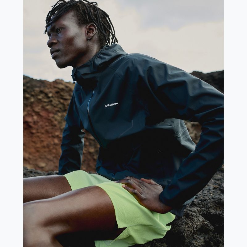 Vyriška bėgimo striukė Salomon Bonatti Waterproof dee black 8