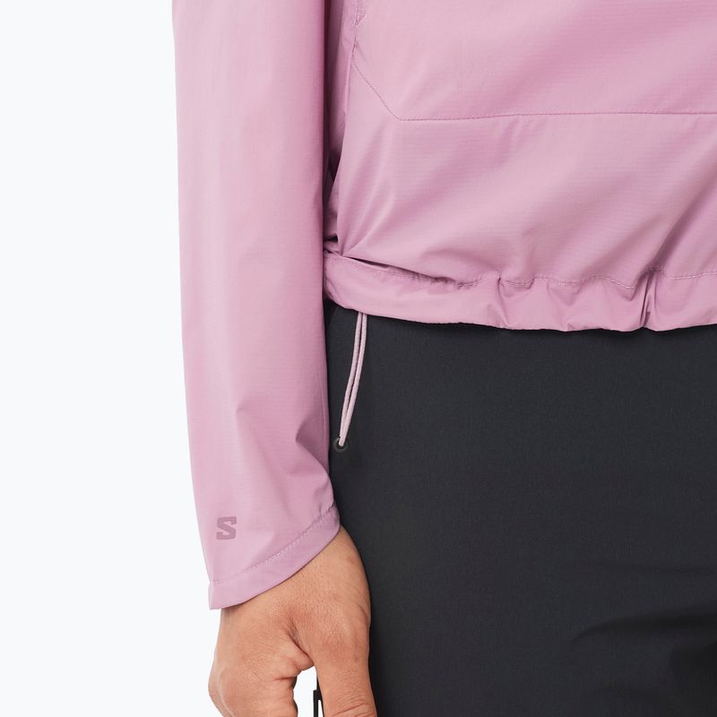 Moteriška vėjui atspari striukė Salomon Outwind Full Zip valerian 5