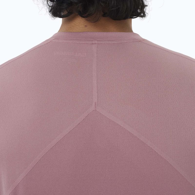 Vyriški bėgimo marškinėliai Salomon Sense Aero SS Tee GFX dusky orchid 3