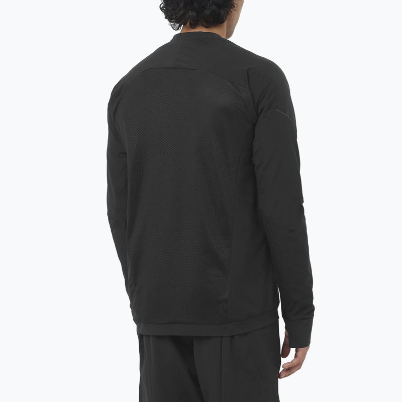 Vyriškas bėgimo džemperis Salomon Ultra Fleece Deep Black 2