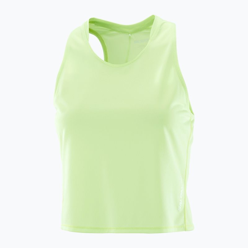 Moteriški bėgimo marškinėliai Salomon Sense Aero Short Tank butterfly 4