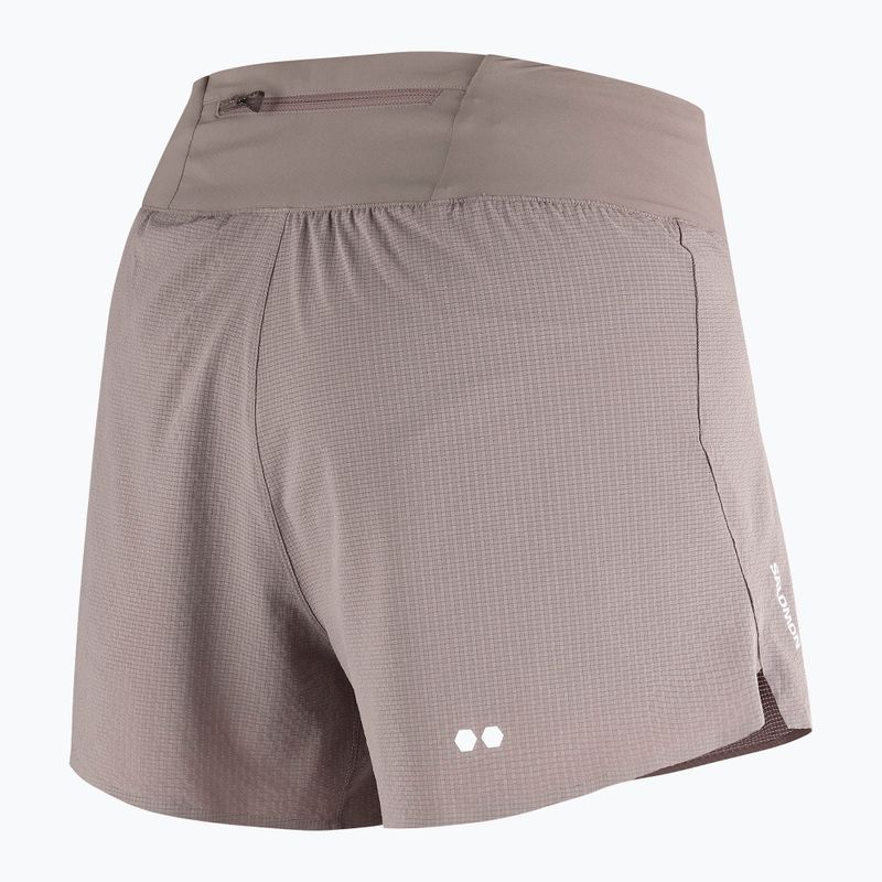 Moteriški bėgimo šortai Salomon Sense Aero Stow 4" iron 7
