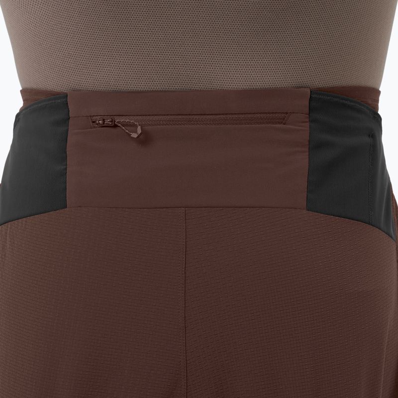 Vyriški bėgimo šortai Salomon Sense Aero Stow 5" coffee bean 5