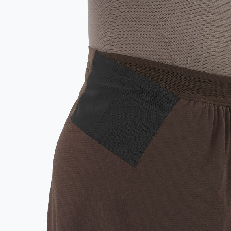 Vyriški bėgimo šortai Salomon Sense Aero Stow 5" coffee bean 6