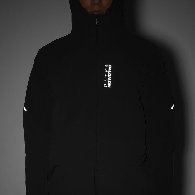 Vyriška bėgimo striukė Salomon Ultra Softshell Jacket deep black 7