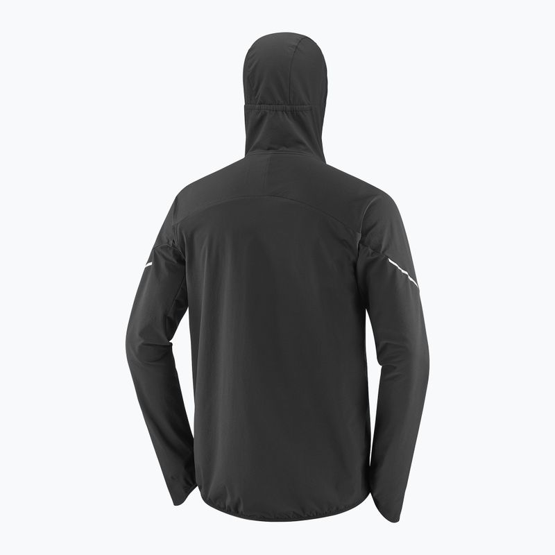 Vyriška bėgimo striukė Salomon Ultra Softshell Jacket deep black 9