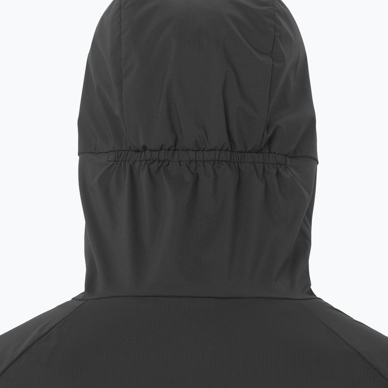 Vyriška vėjo nepraleidžianti striukė Salomon Outwind Full Zip gilios juodos spalvos 3