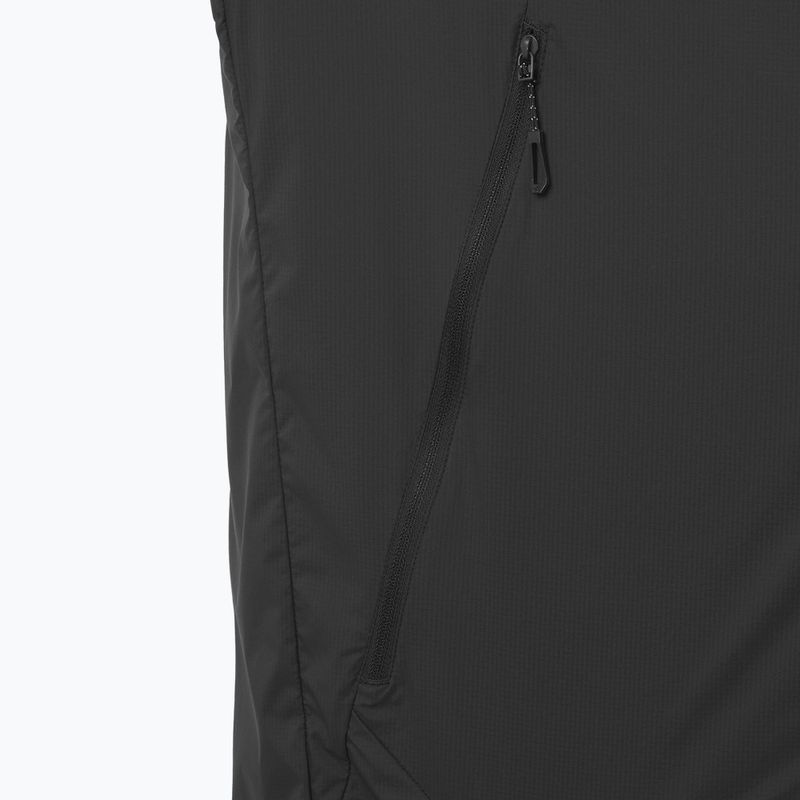 Vyriška vėjo nepraleidžianti striukė Salomon Outwind Full Zip gilios juodos spalvos 4