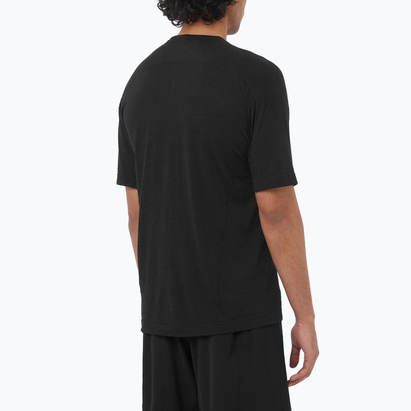 Vyriški bėgimo marškinėliai  Salomon Ultra Tee deep black 2