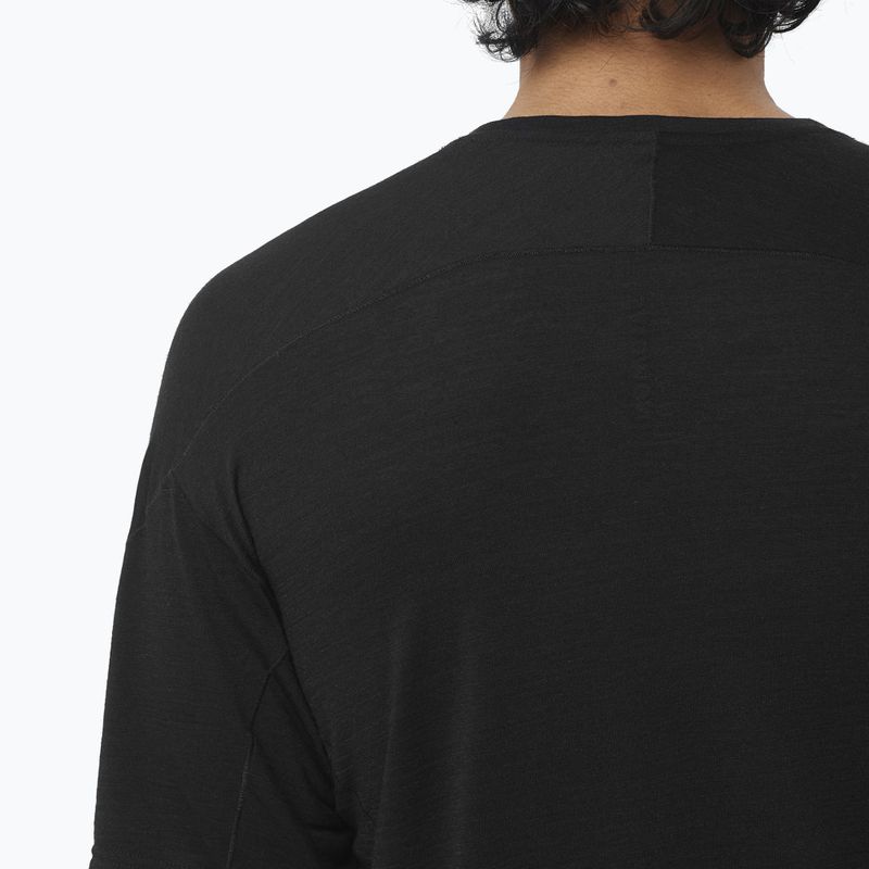 Vyriški bėgimo marškinėliai  Salomon Ultra Tee deep black 4