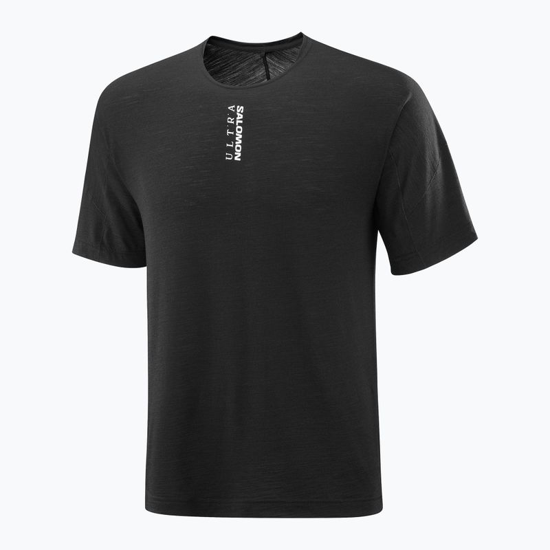 Vyriški bėgimo marškinėliai  Salomon Ultra Tee deep black 5
