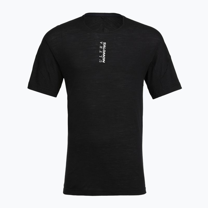 Vyriški bėgimo marškinėliai  Salomon Ultra Tee deep black 5