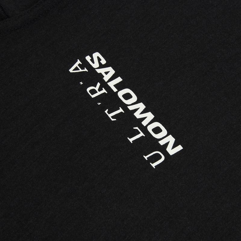 Vyriški bėgimo marškinėliai  Salomon Ultra Tee deep black 7