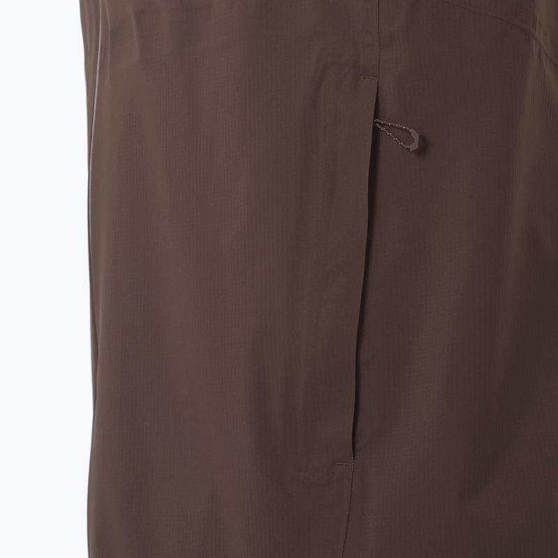 Vyriška bėgimo striukė Salomon Bonatti Waterproof coffee bean 5