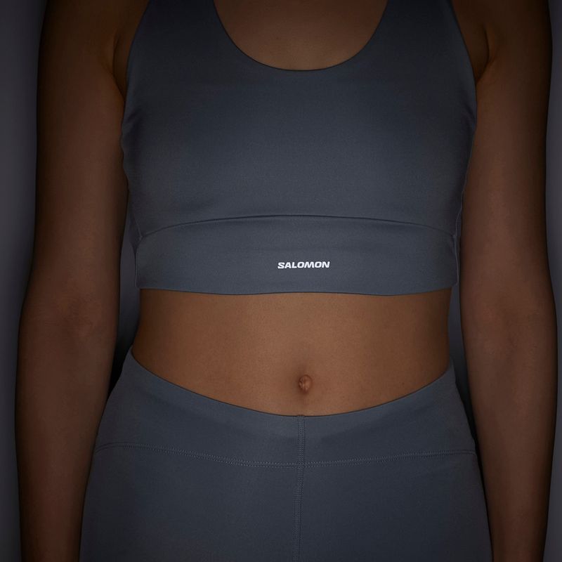 Salomon SHAKEout Core trade winds treniruočių liemenėlė 4