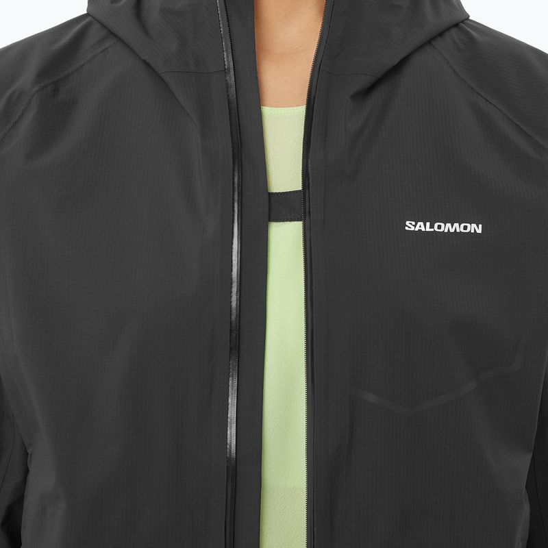Moteriška bėgimo striukė Salomon Bonatti Waterproof deep black 4
