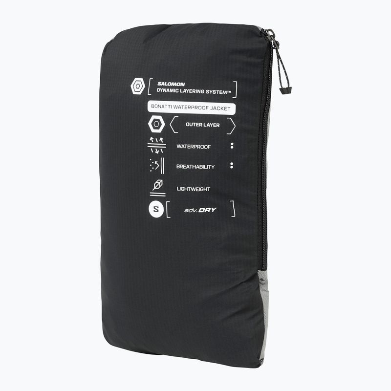 Moteriška bėgimo striukė Salomon Bonatti Waterproof deep black 8