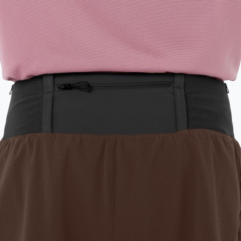 Vyriški bėgimo šortai Salomon Sense Aero 2IN1 5 "coffee bean" 5