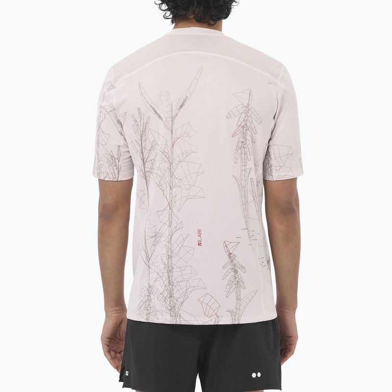 Vyriški bėgimo marškinėliai Salomon S/Lab Ultra Tee Aop lilac ash 2