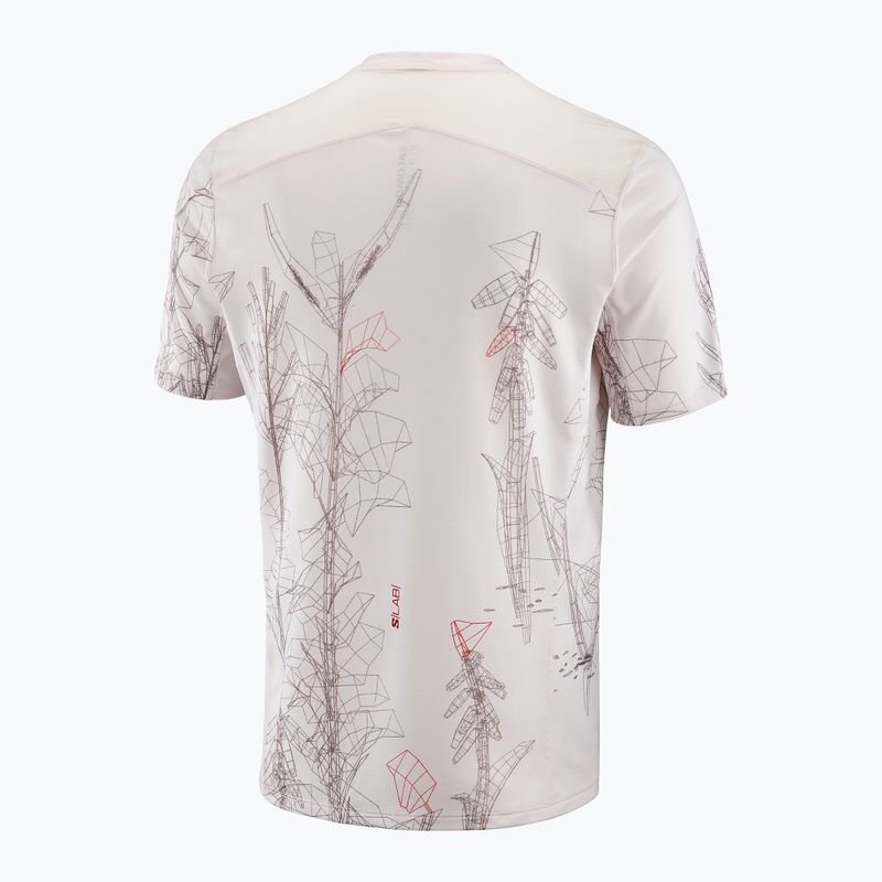 Vyriški bėgimo marškinėliai Salomon S/Lab Ultra Tee Aop lilac ash 5