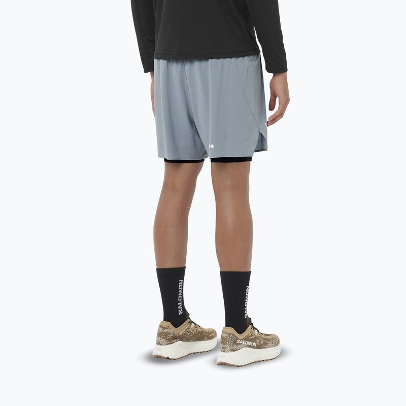 Vyriški bėgimo šortai Salomon Sense Aero 2IN1 5" trade winds 2