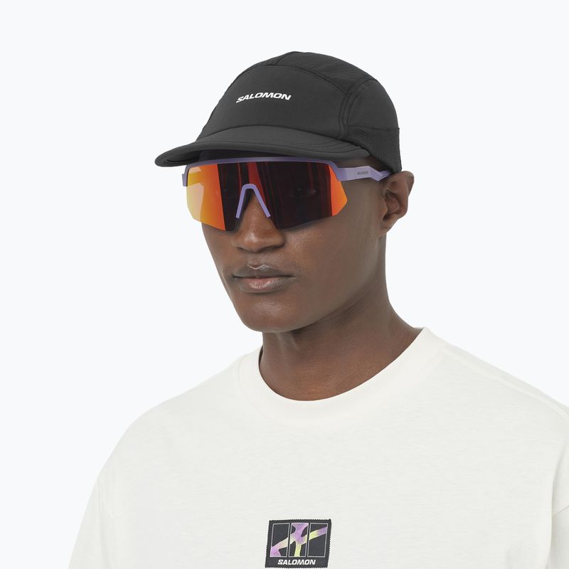 Kepurė su snapeliu Salomon Sense Aero snapback deep black 4