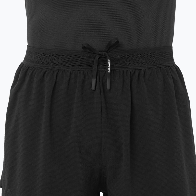 Vyriški bėgimo šortai Salomon Aero SPLT 3" deep black 3