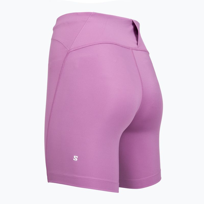 Moteriški bėgimo šortai Salomon Shakeout Core Tight 6" iris orchid 3