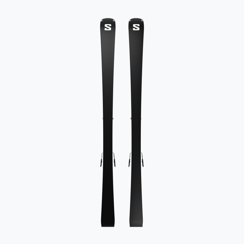 Kalnų slidės + apkaustai Salomon S/Max 10 + M11 GW dusty blue/black 2