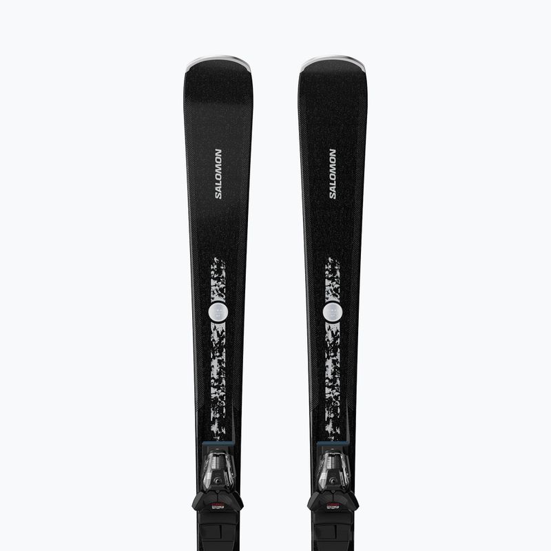 Moteriškos kalnų slidės + apkaustai Salomon S/Max N°8 Black + M10 GW black/glitter 4