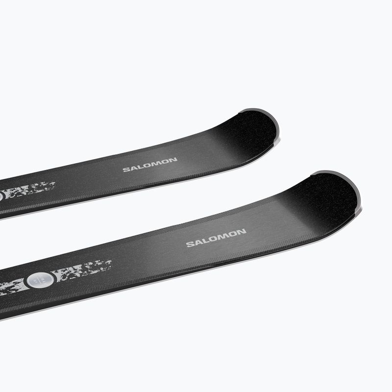 Moteriškos kalnų slidės + apkaustai Salomon S/Max N°8 Black + M10 GW black/glitter 5