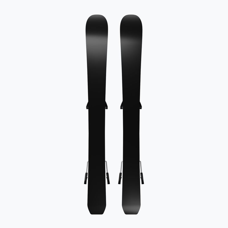 Vaikiškos kalnų slidės + apkaustai Salomon QST Jr Black XS + C5 GW black/neon punch 3