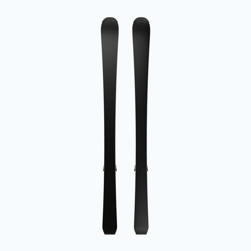 Vaikiškos kalnų slidės + apkaustai Salomon QST Jr Black S + C5 GW black/neon punch 2