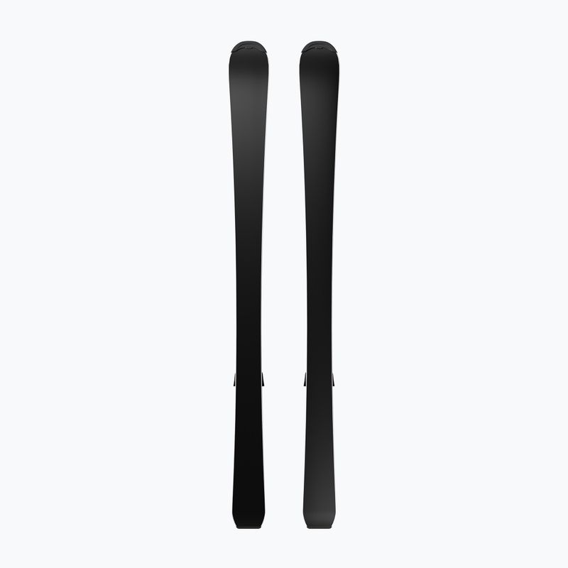 Vaikiškos kalnų slidės + apkaustai Salomon QST Jr Black M + C5 GW black/neon punch 2