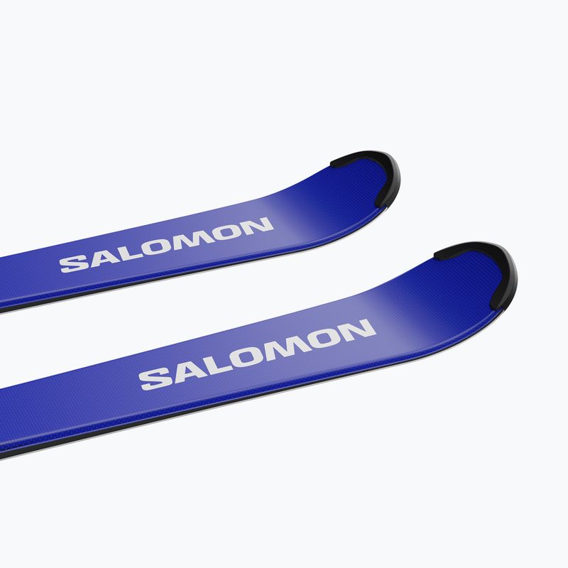 Vaikiškos kalnų slidės + apkaustai Salomon Equipe MT JR + L6 GW race blue/equipe red 6