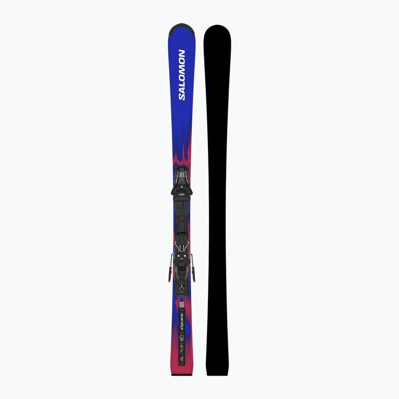 Vaikiškos kalnų slidės + apkaustai Salomon Equipe MT JR + M10 GW race blue/equipe red 4