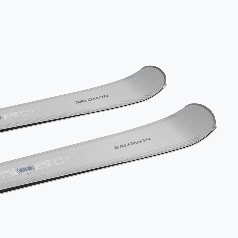 Moteriškos kalnų slidės + apkaustai Salomon S/Max N°8 Silver + M10 GW silver met./glitter 5
