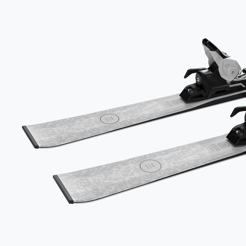 Moteriškos kalnų slidės + apkaustai Salomon S/Max N°8 Silver + M10 GW silver met./glitter 6