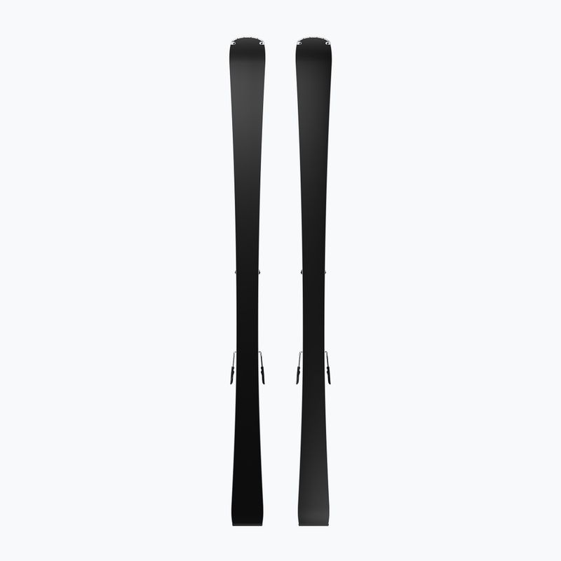 Kalnų slidės + apkaustai Salomon S/Max 8 + M10 GW wrought iron/black 2