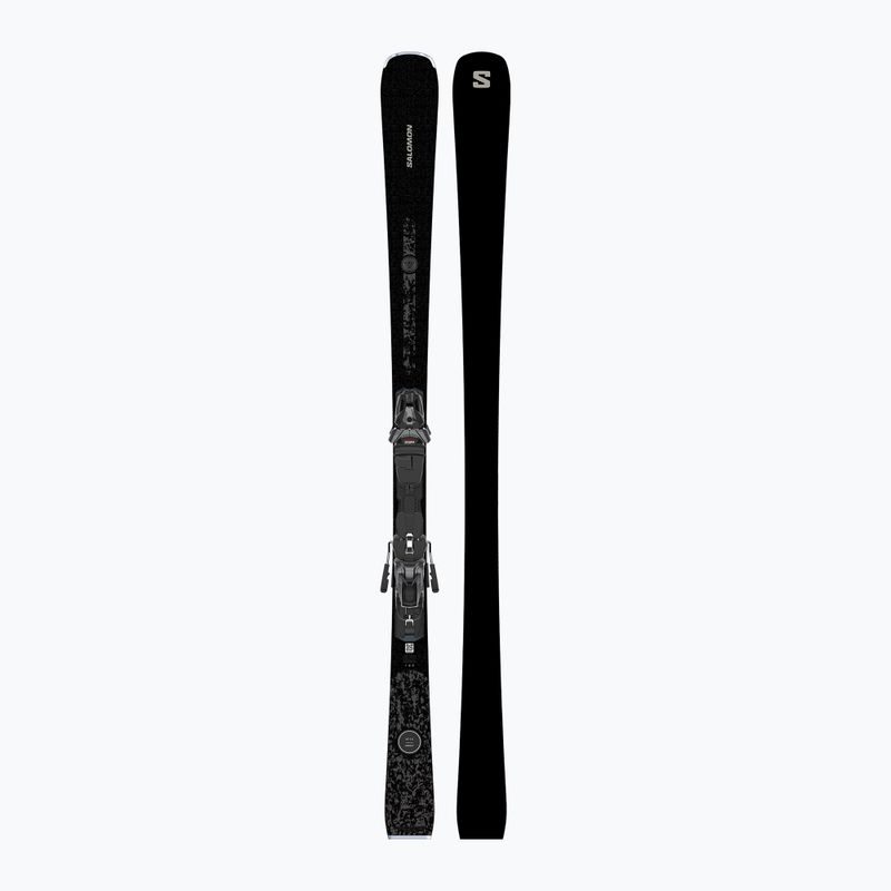 Moteriškos kalnų slidės + apkaustai Salomon S/Max N°14 + MI12 GW black/glitter 3