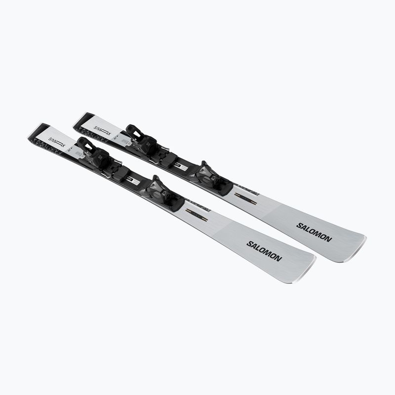Kalnų slidės + apkaustai Salomon S/Max 12 + I12 GW silver/black 4