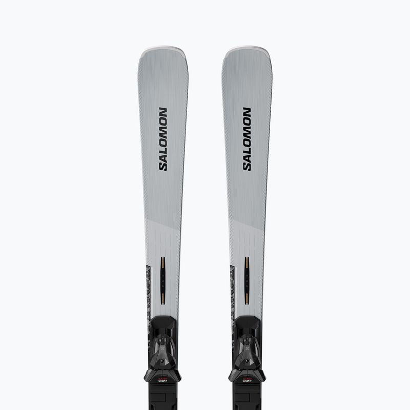 Kalnų slidės + apkaustai Salomon S/Max 12 + I12 GW silver/black 5