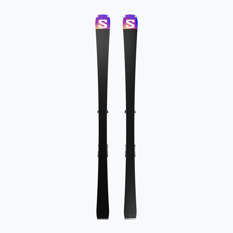 Kalnų slidės + apkaustai Salomon Equipe SL 12 + I12 GW race blue/equipe red 2