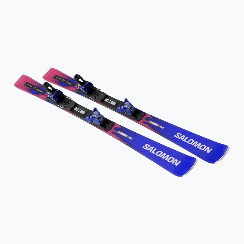 Kalnų slidės + apkaustai Salomon Equipe SL 12 + I12 GW race blue/equipe red 3