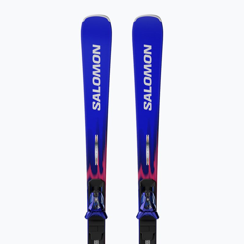 Kalnų slidės + apkaustai Salomon Equipe SL 12 + I12 GW race blue/equipe red 4